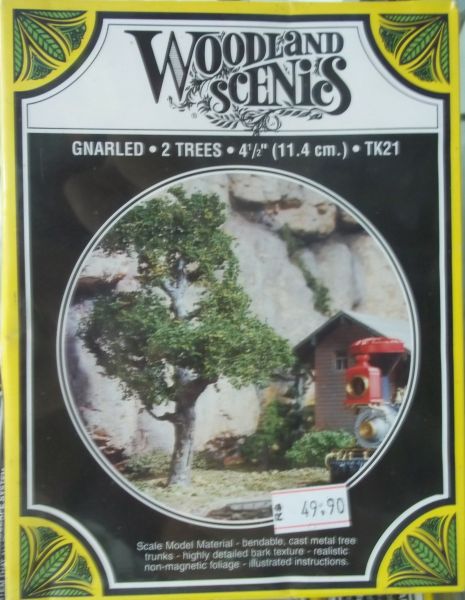 Kit Árvores P/ Maquete TK 21 - 1:87 - Woodland Scenics